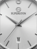 SUPERSTON All-Silver Stainless Steel Watch
