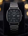 CASIO Onyx Minimalist Cushion Quartz